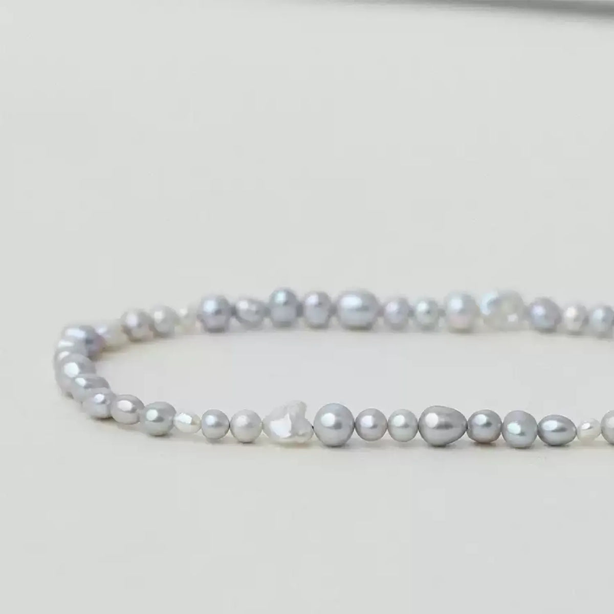Baroque Pearl Beaded Necklace