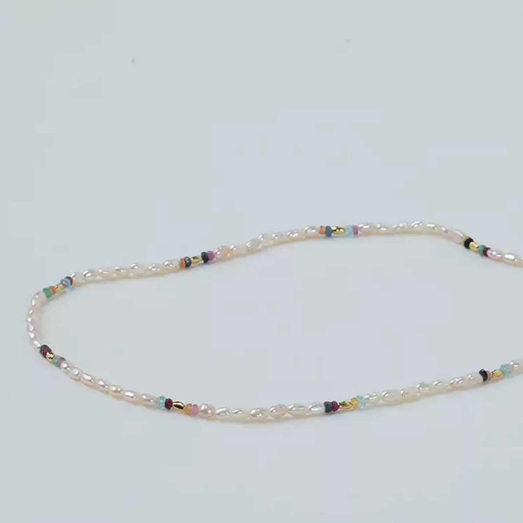 Mix Pearl Beaded Necklace