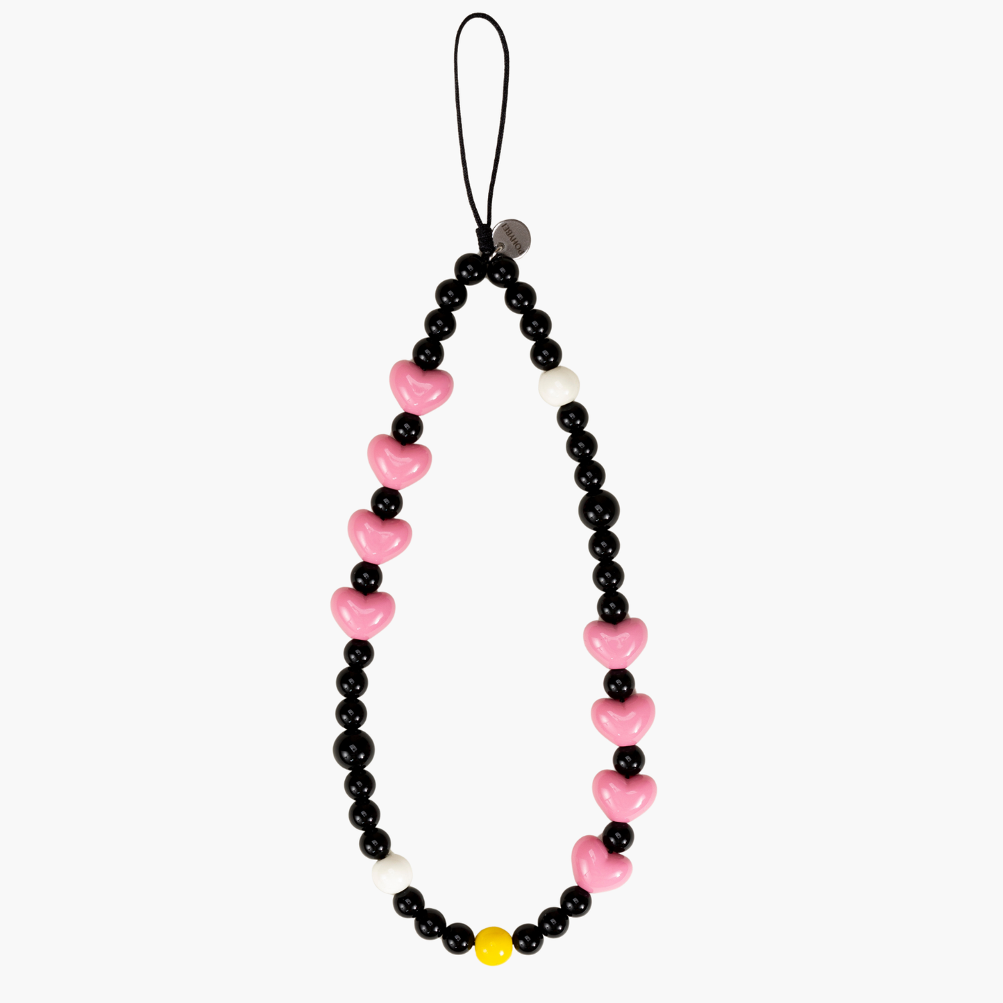 Pink Heart Phone Charm